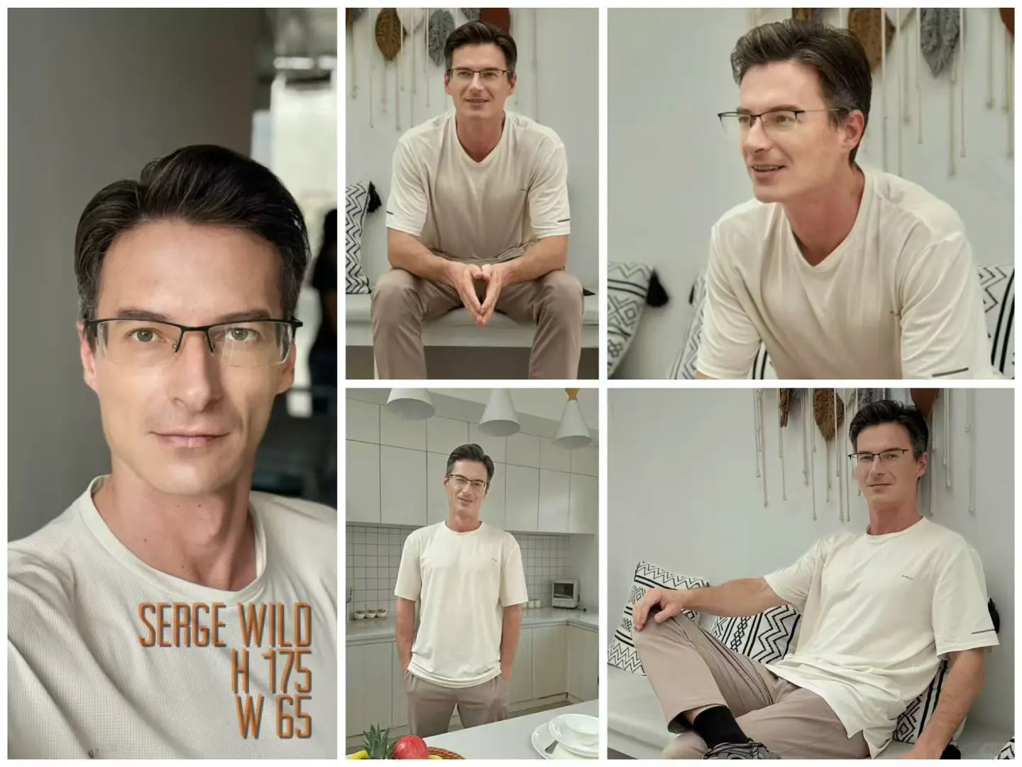 外模Serge、拍摄时尚大片的外模Serge