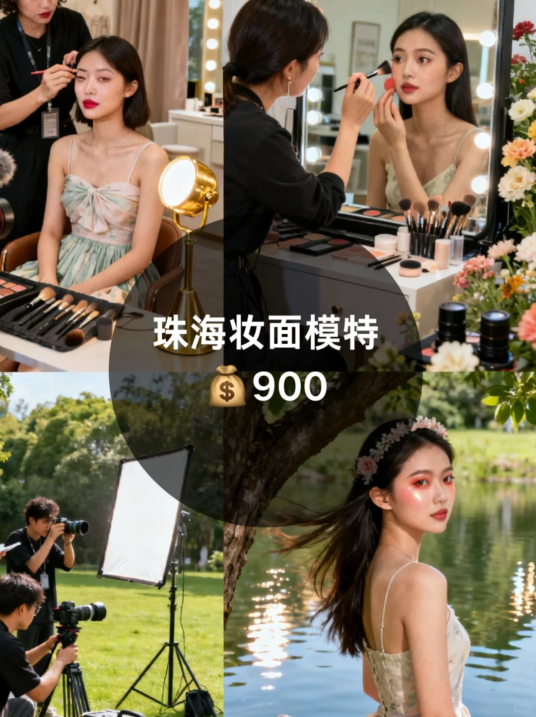 珠海妆面模特900+来自珠海模特通告群