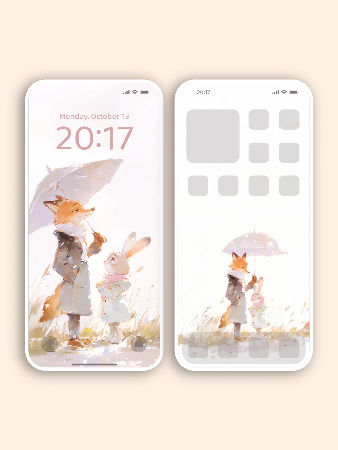 壁纸丨这世间总会有人愿意为你撑起一把伞