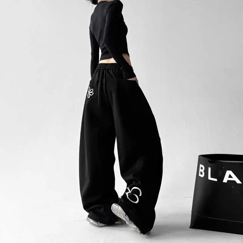 🌟2025秋季新款休闲裤女宽松显瘦直筒高