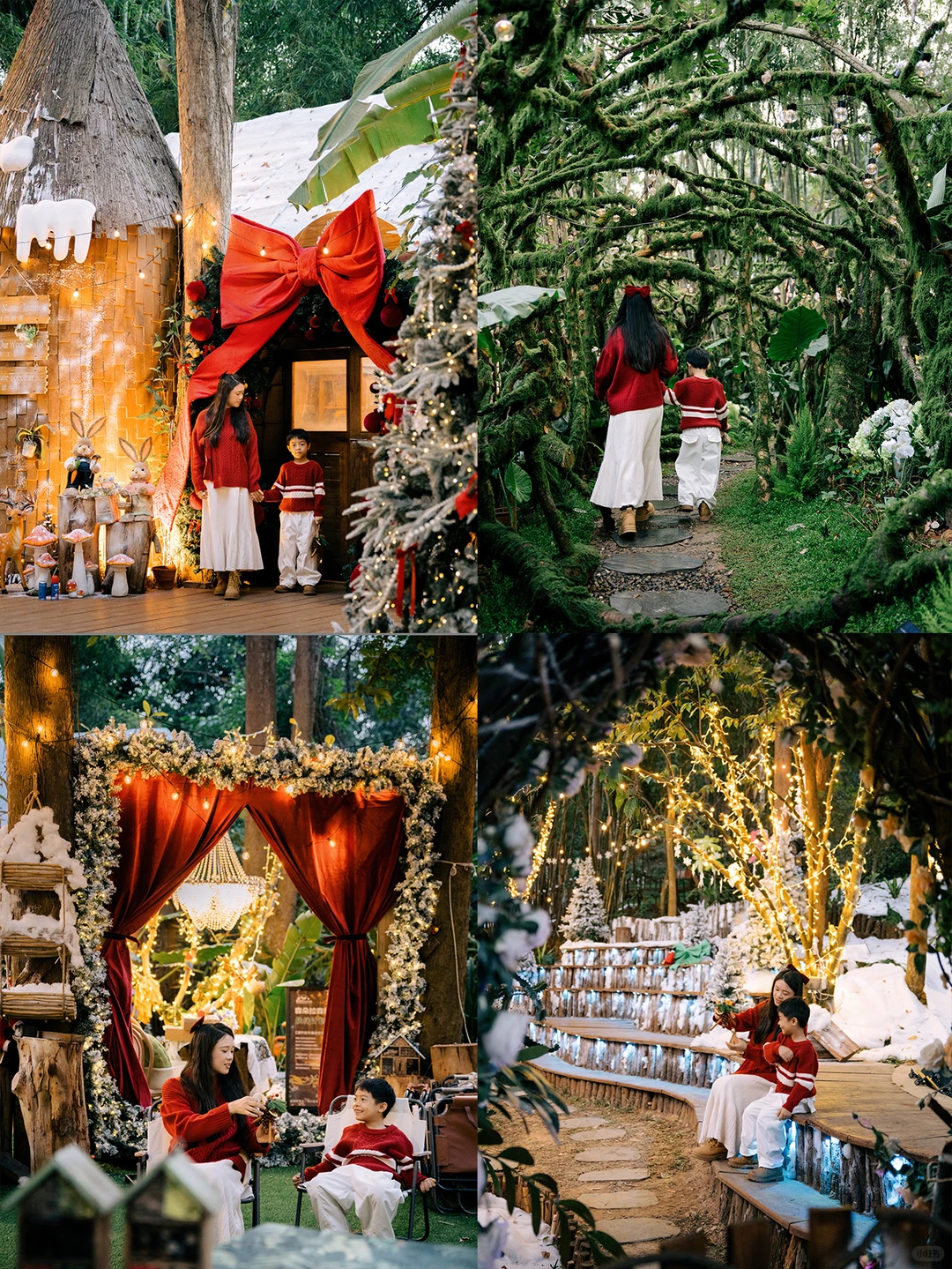 在东莞！这个森林营地氛围感拉满🎄