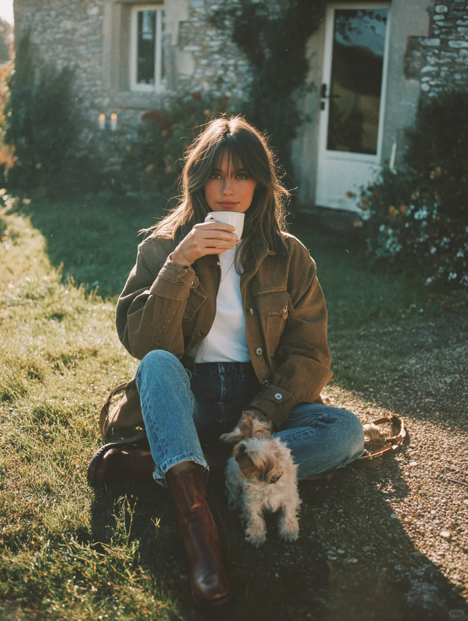 巴恩风复古风，法式美拉德，氛围感松弛感