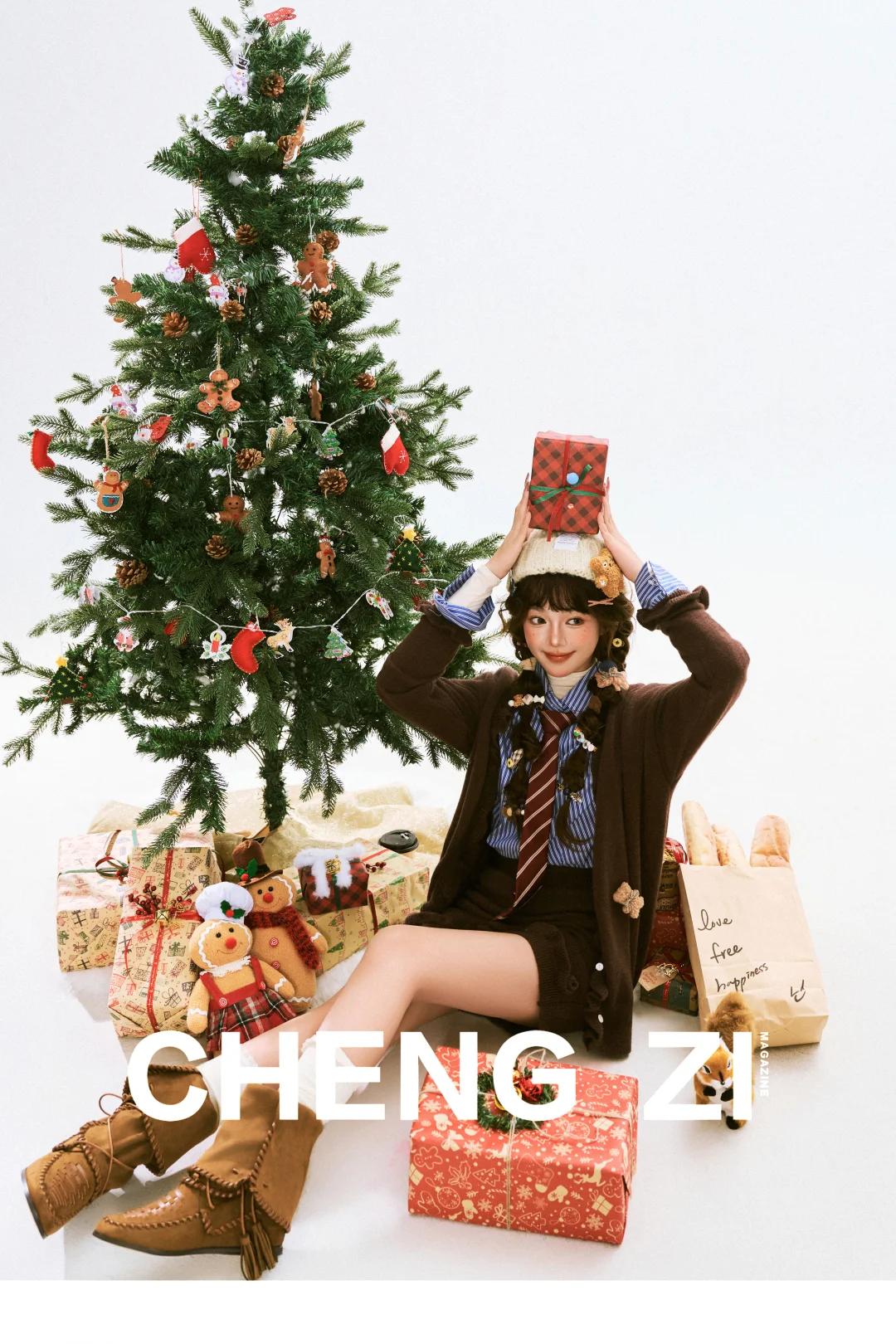 ❅ 提前过圣诞喽 🎄 00后的韩杂质感写真