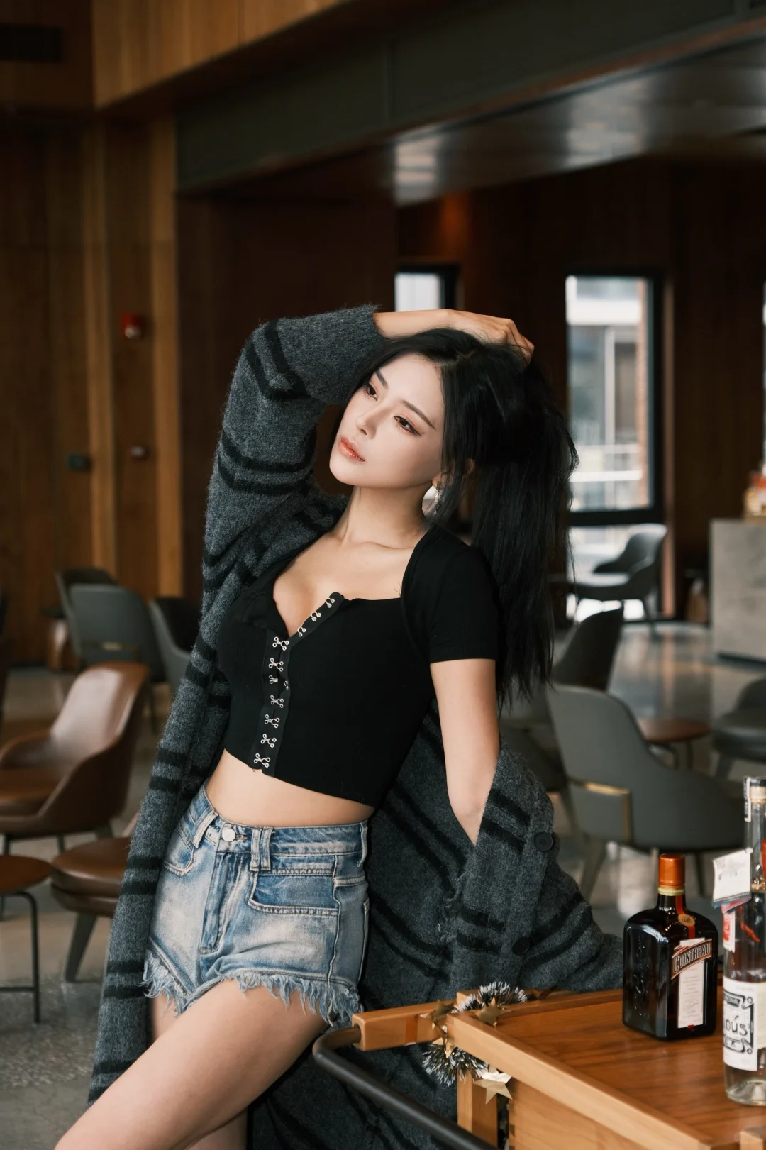 同一组照片拍出御姐风