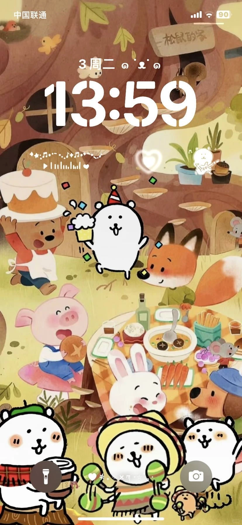 share壁纸🥏｜小小自嘲熊૮・ﻌ・ა 熊我想你