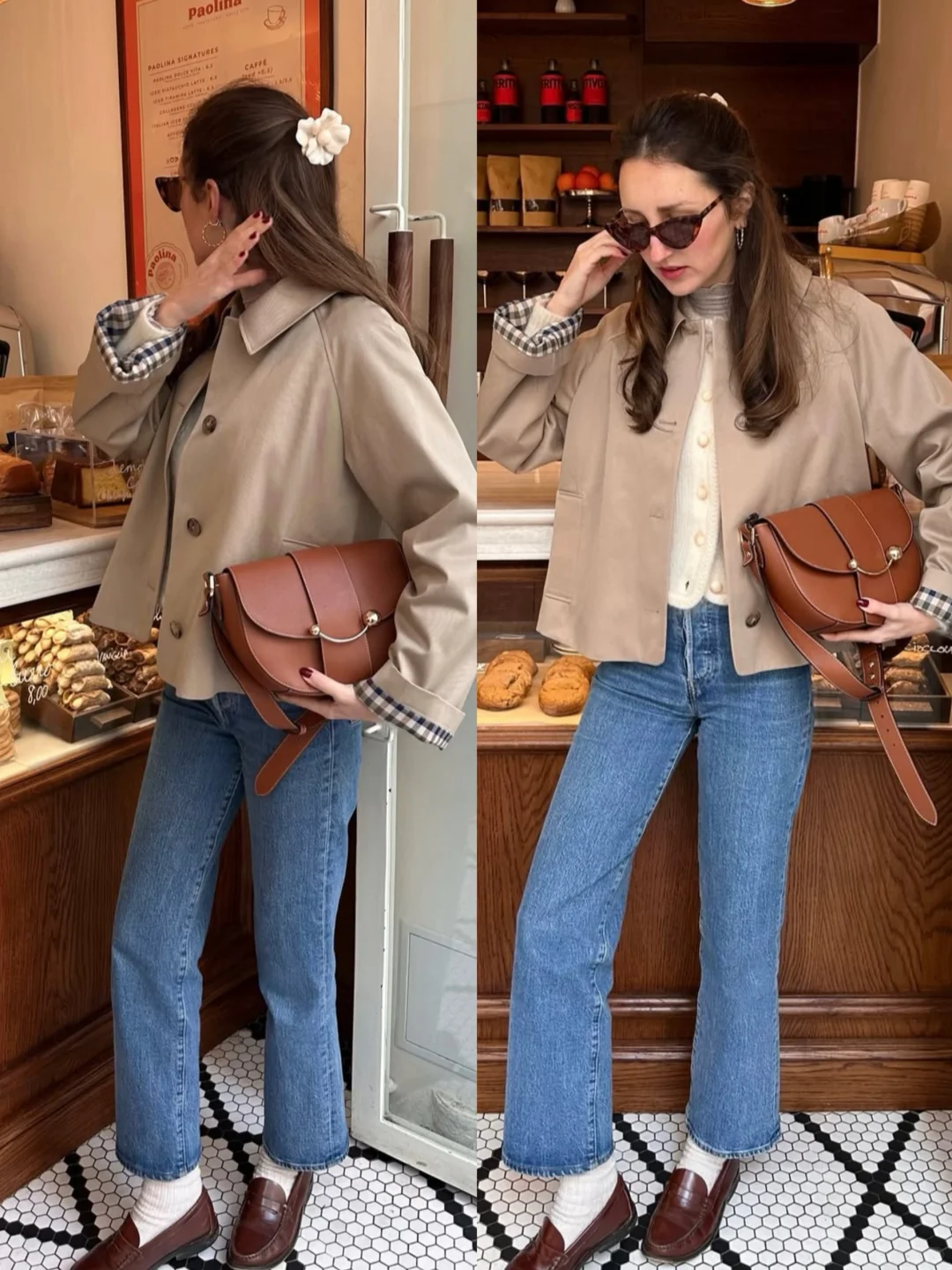 爱惨了法式复古穿搭！ootd