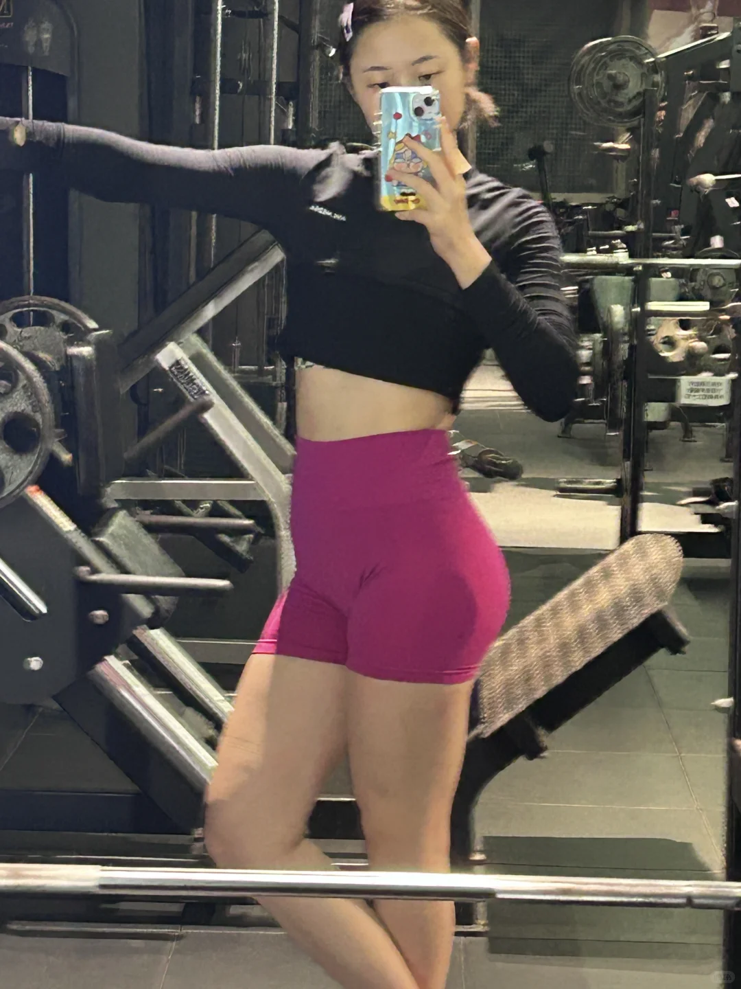 其实有在好好练腿啦！