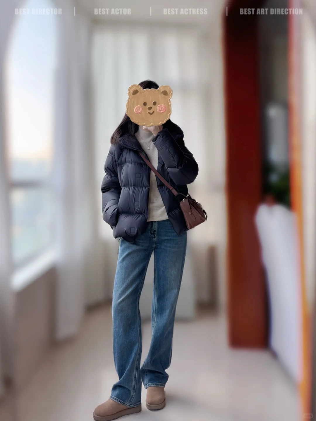 喜欢这种休闲穿搭～