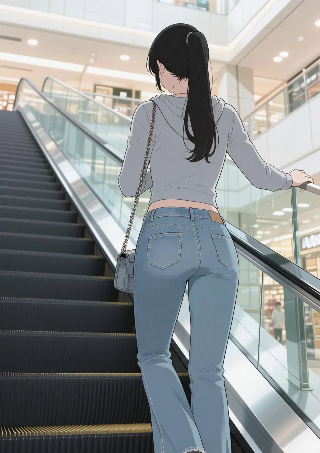 牛仔裤穿搭壁纸