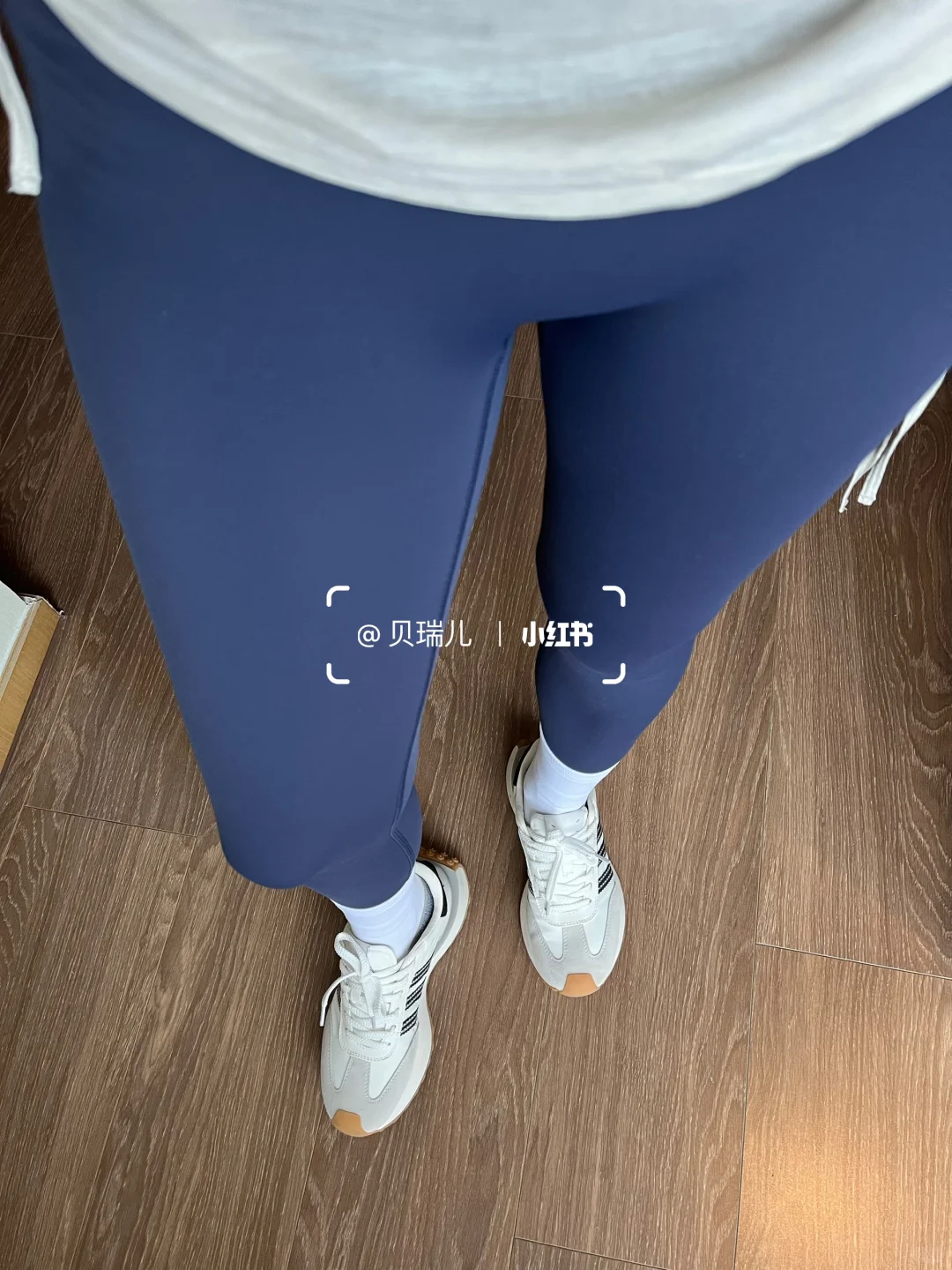 谁懂啊❗️💙蓝色百搭瑜伽裤无感塑形绝绝子❤️