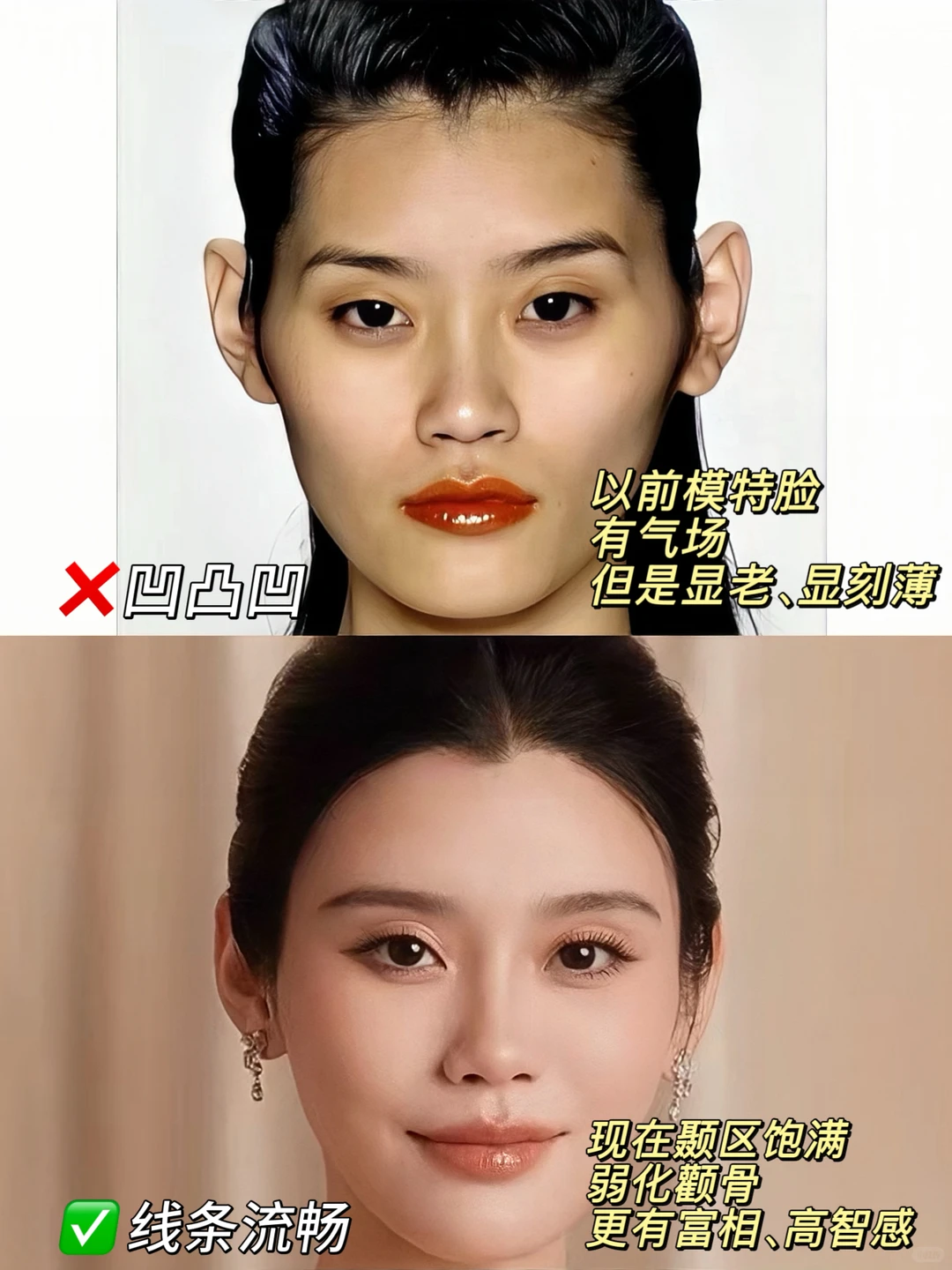 没人发现吗？颞部就是决定大小美女的关键