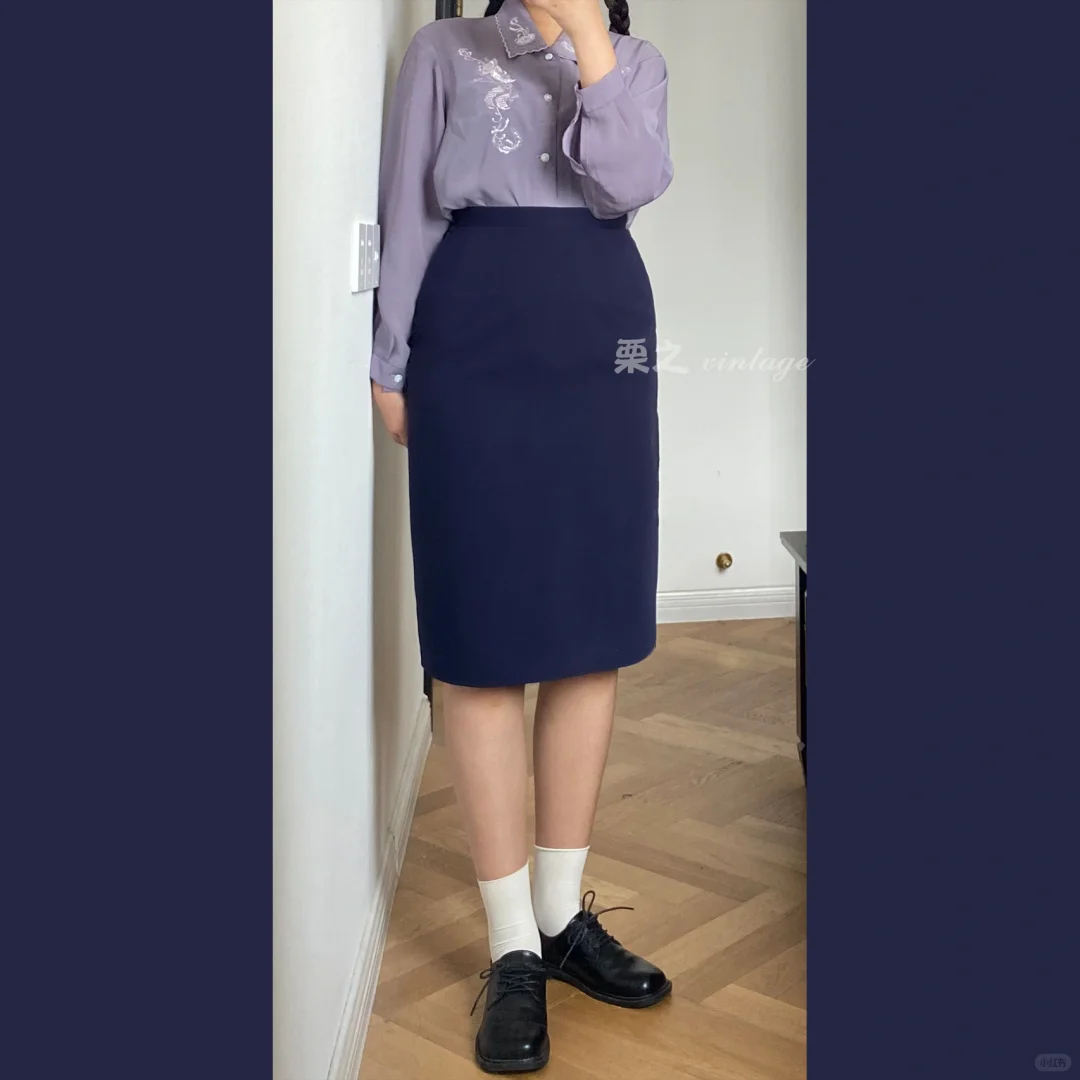 复古穿搭🎞vintage女孩一周不重样衬衫合集