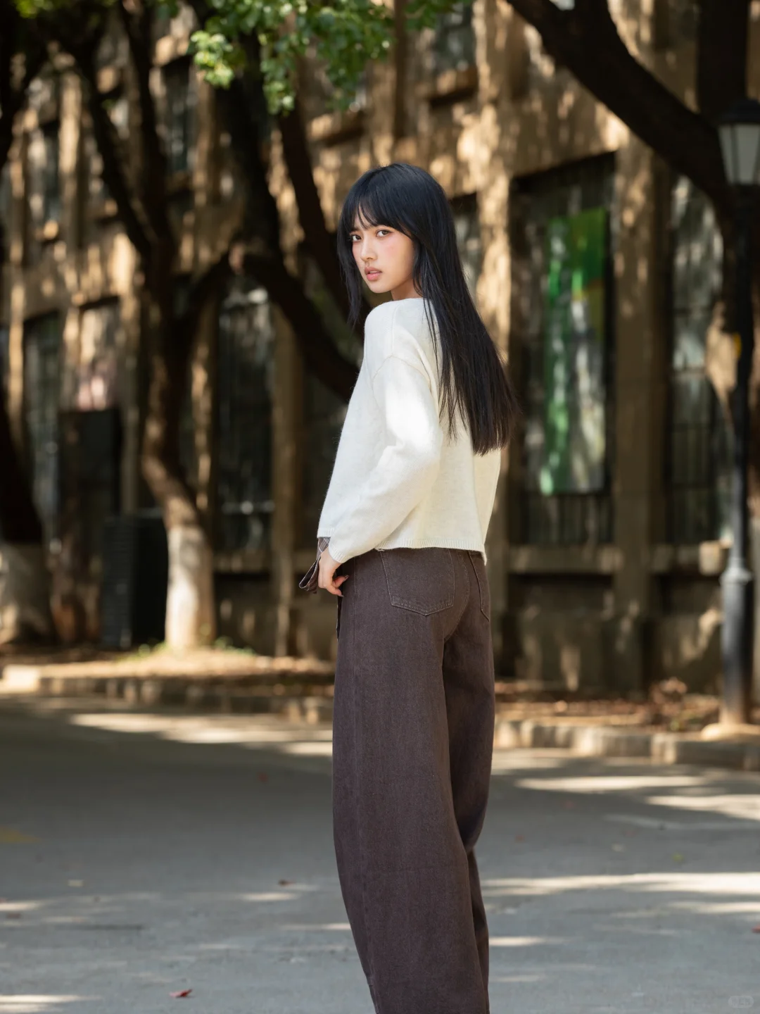 挖到宝！复古棕羽绒服显瘦又百搭