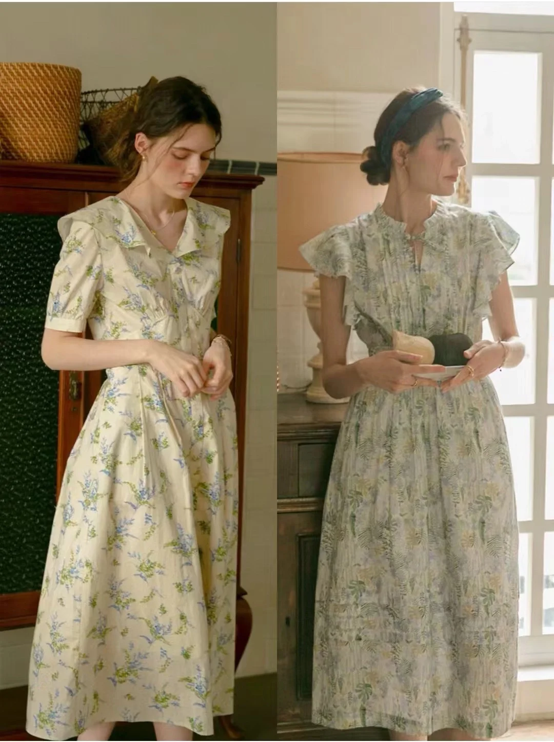 法式复古文艺艺术系女生日常穿搭灵感