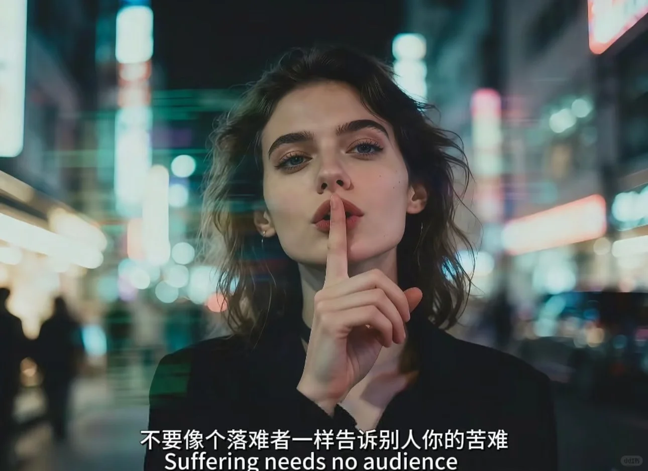 “不要像个落难者一样告诉别人你的苦难”