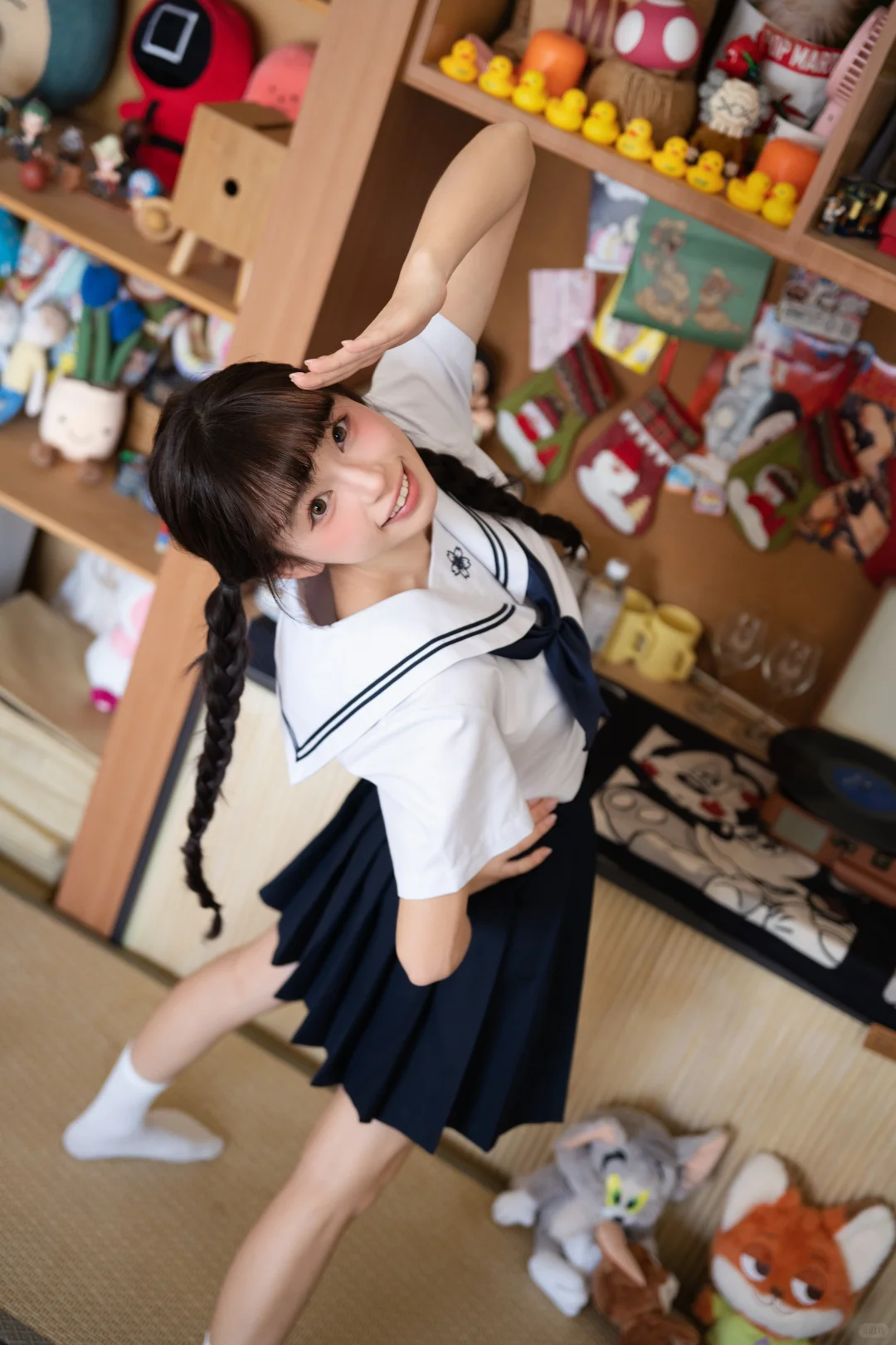 元气JK少女的民宿写真记录