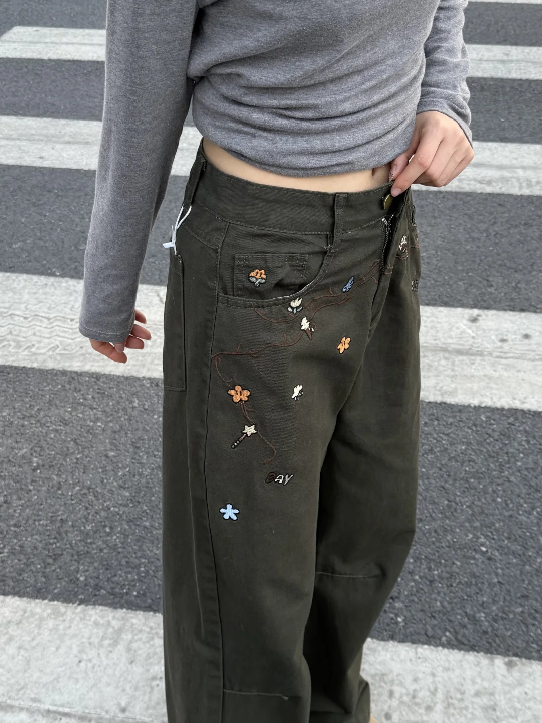 毫不费力的花卉裤子🧺休闲慵懒感谁懂！！