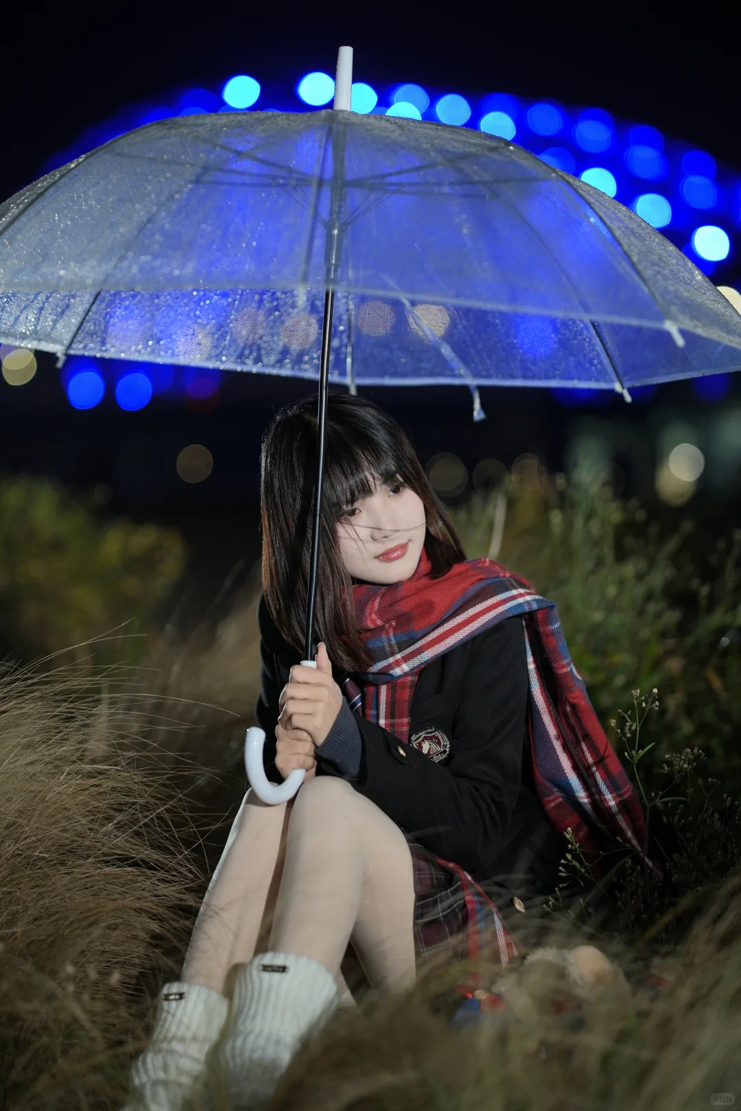 甜妹统治世界｜冬日夜景JK