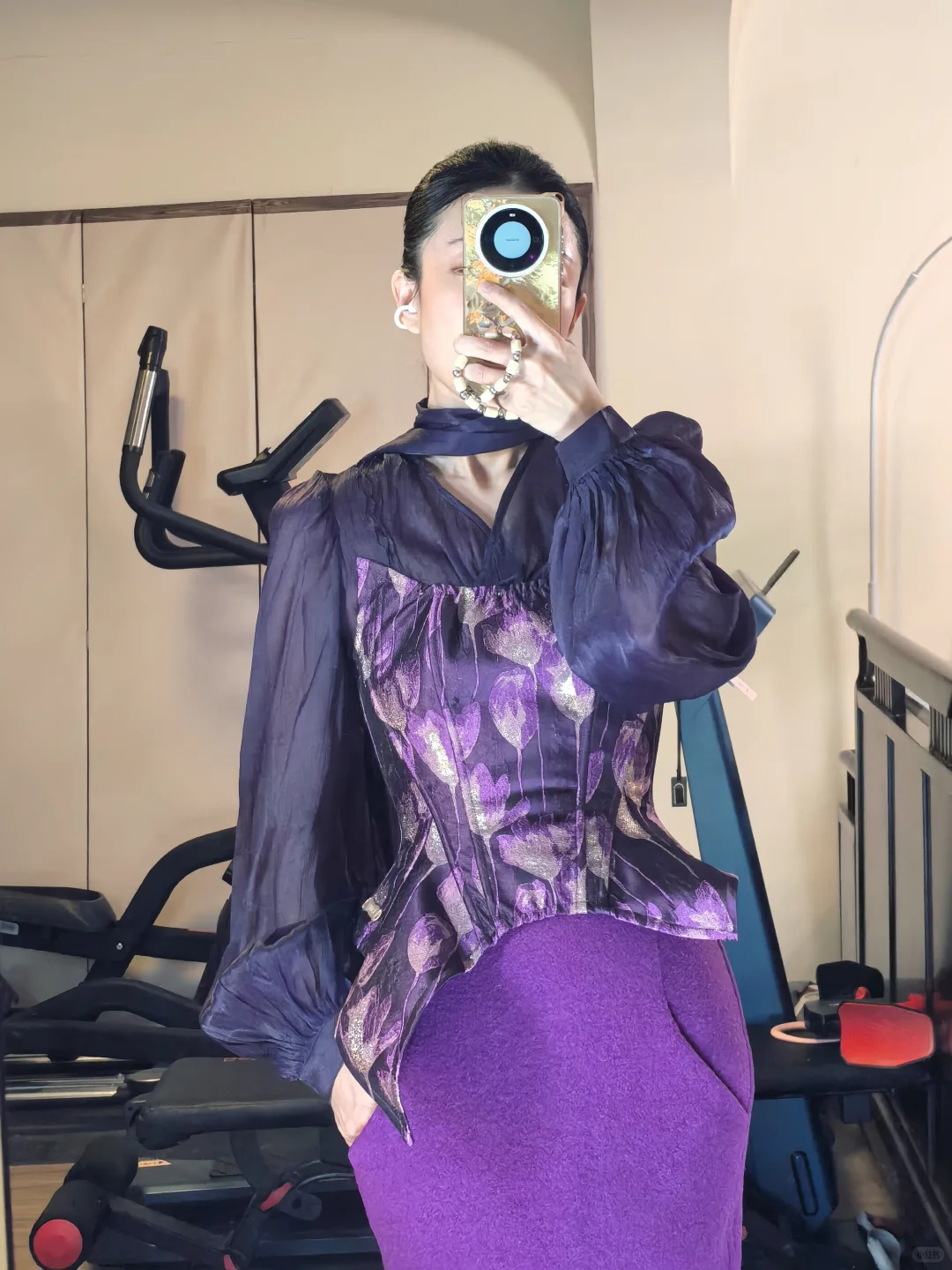 lanyi家曼珠沙华盘活衣柜里各种紫色单品