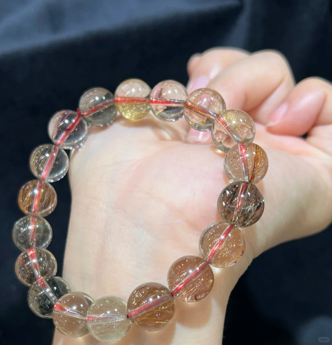 🌈11MM彩发晶，美丽手腕新宠💫