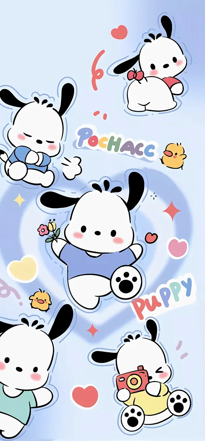 可爱壁纸分享～三丽鸥🐶