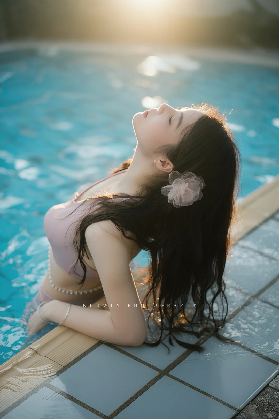 太爱这个泳池look了！💦