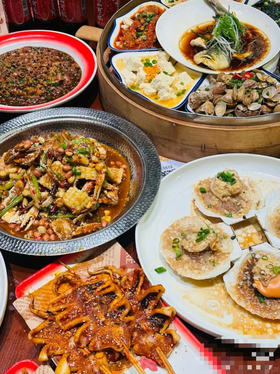 绝对新鲜的海鲜烧烤！