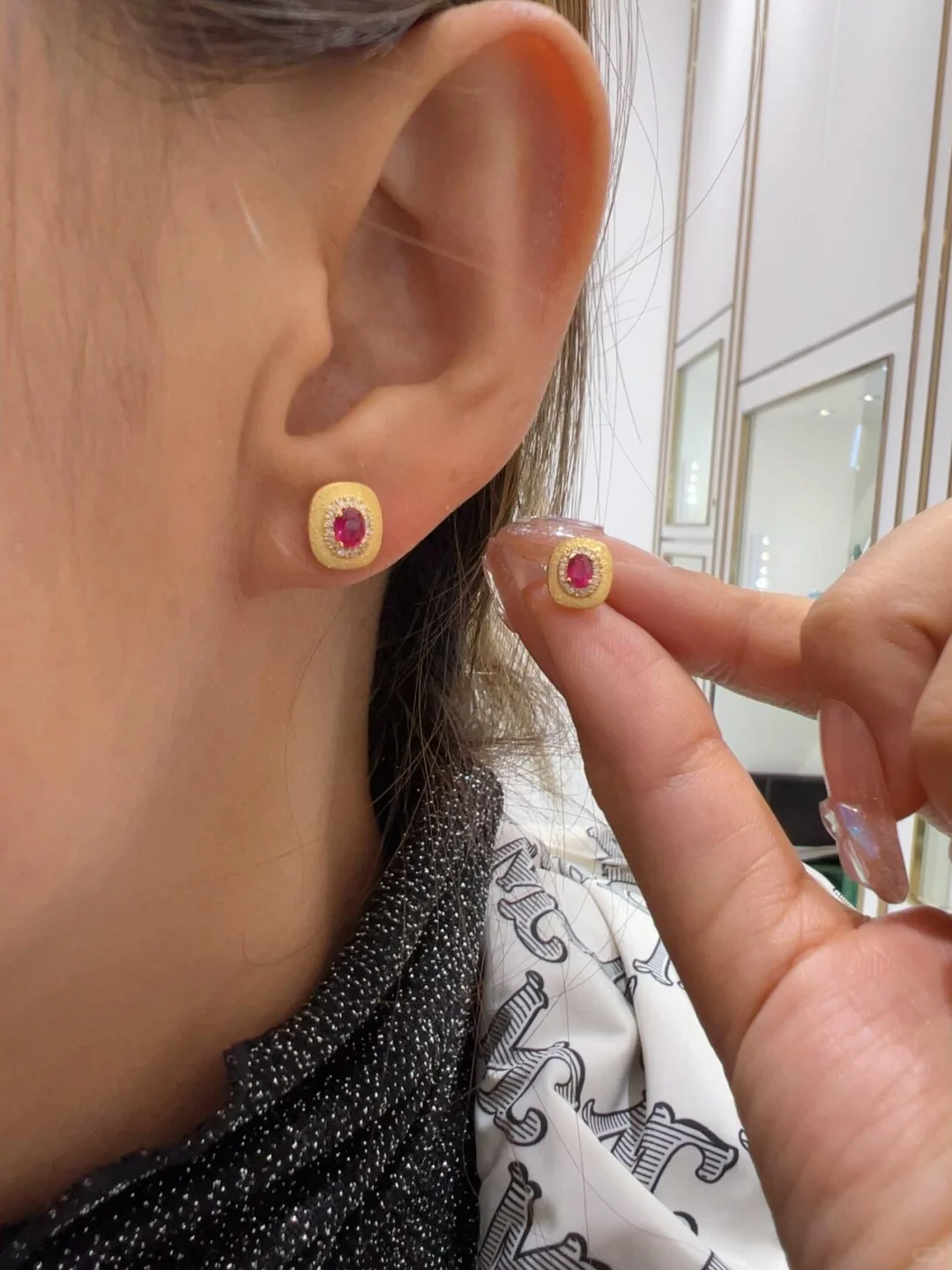秋冬戴的耳钉、真的太美了🤩🤩