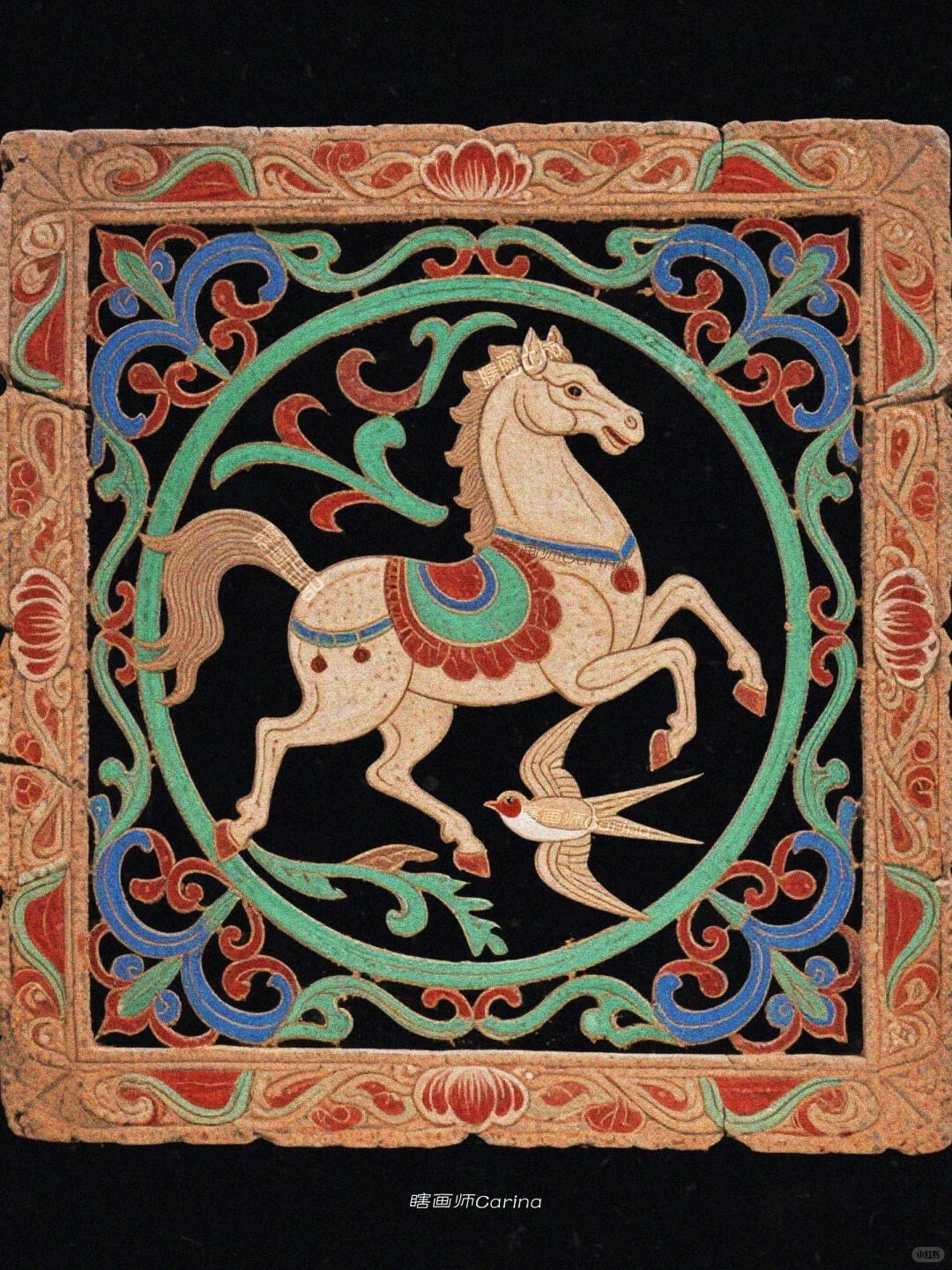 马展宏图·敦煌藻井飞马纹🪷