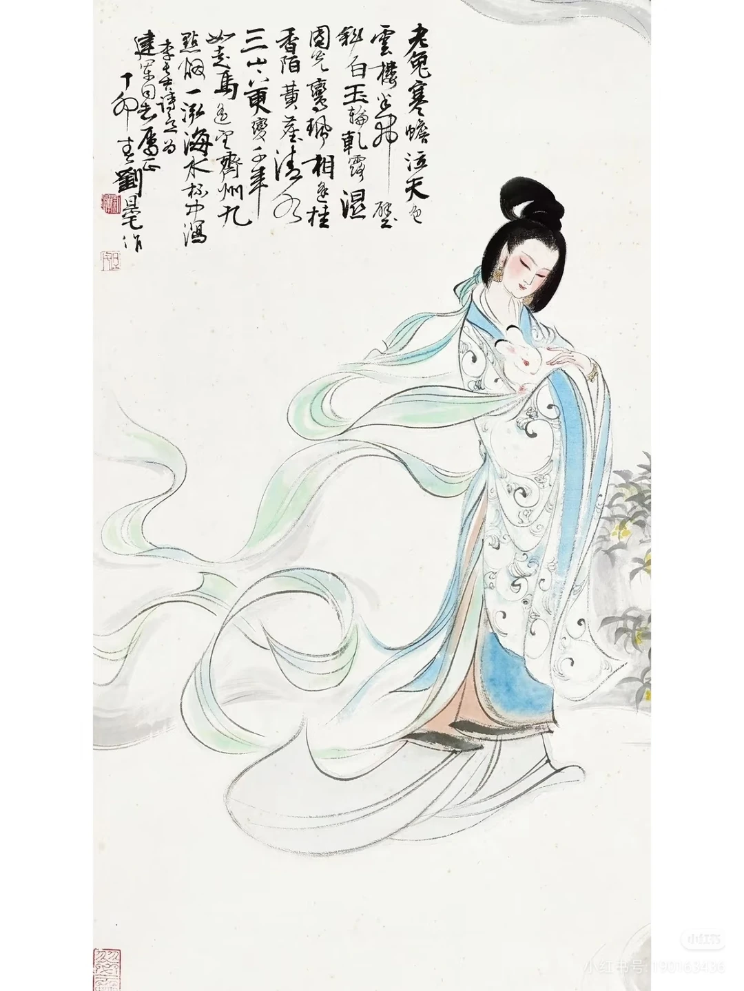 欣赏一下脸如银盆，面如满月的美人