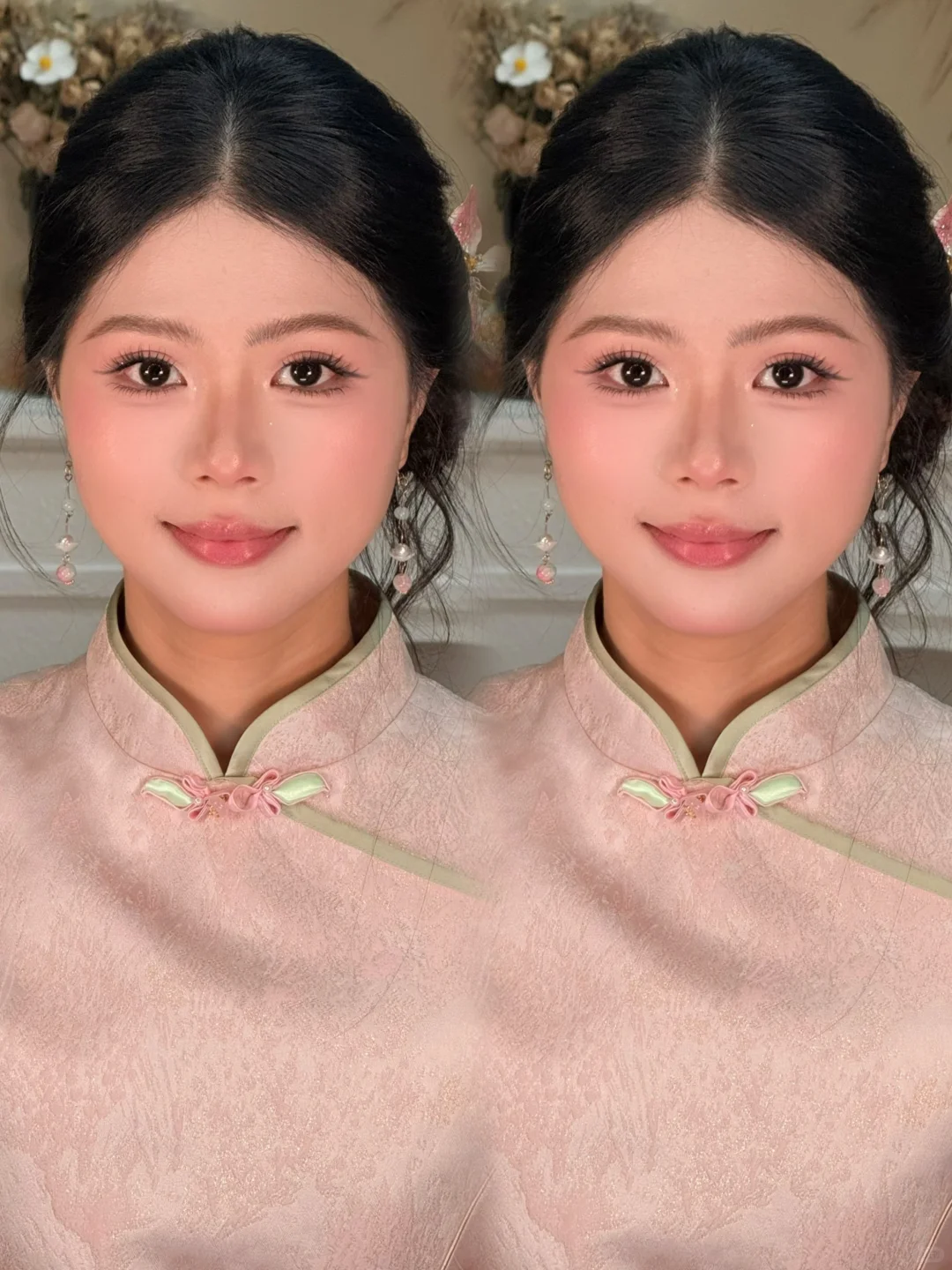 试妆花絮 娇艳甜美的新中式造型