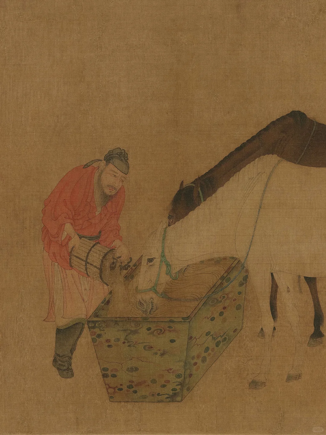 【古人画马】九马图卷