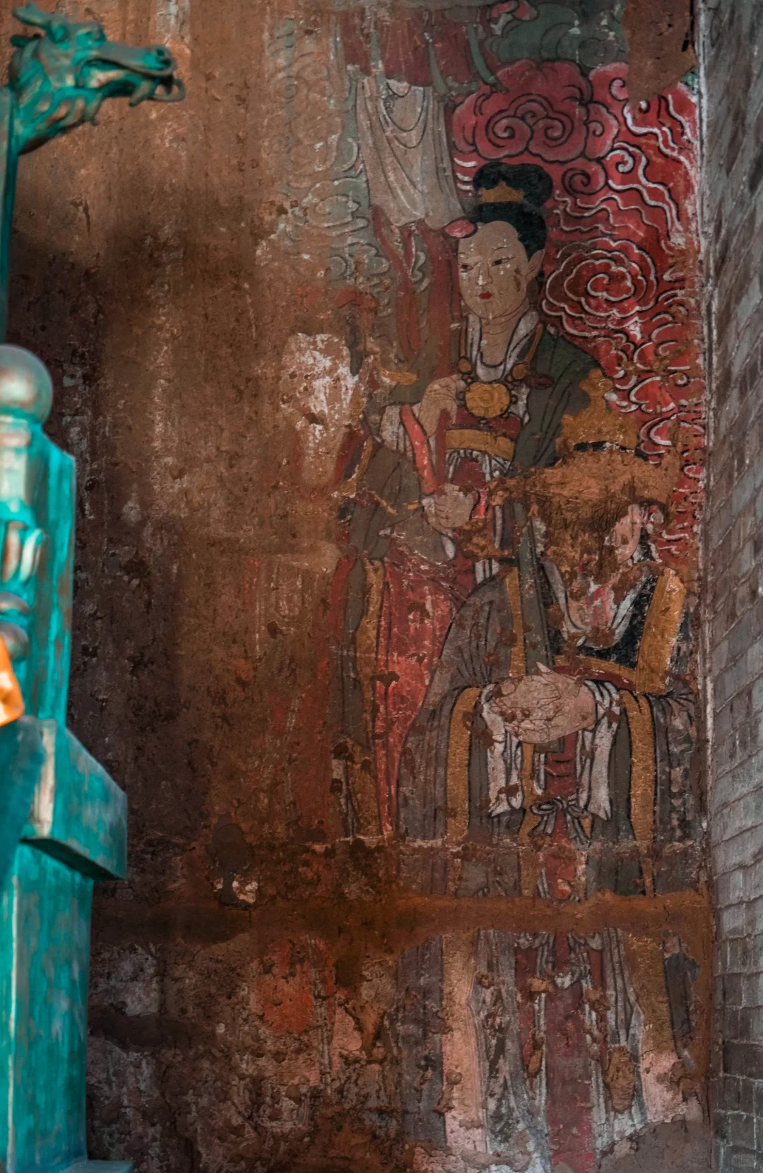 伯方仙翁庙明代壁画《唐玄宗泰山封禅图》