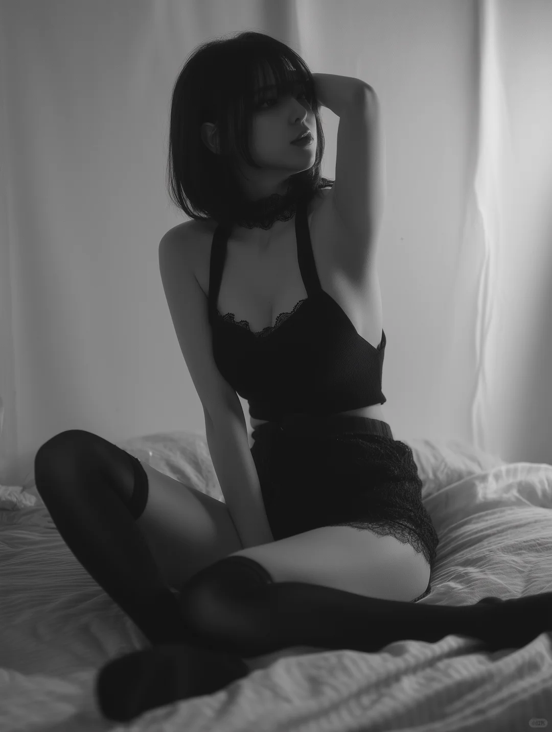 轻微的肉感反而比纯瘦要好看