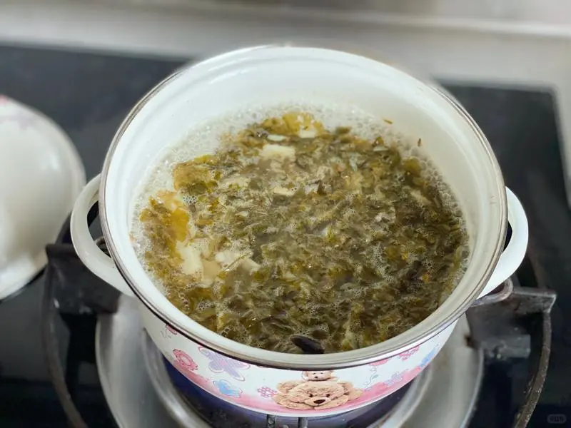 水磨年糕的30种吃法⑤ | 雪菜年糕汤