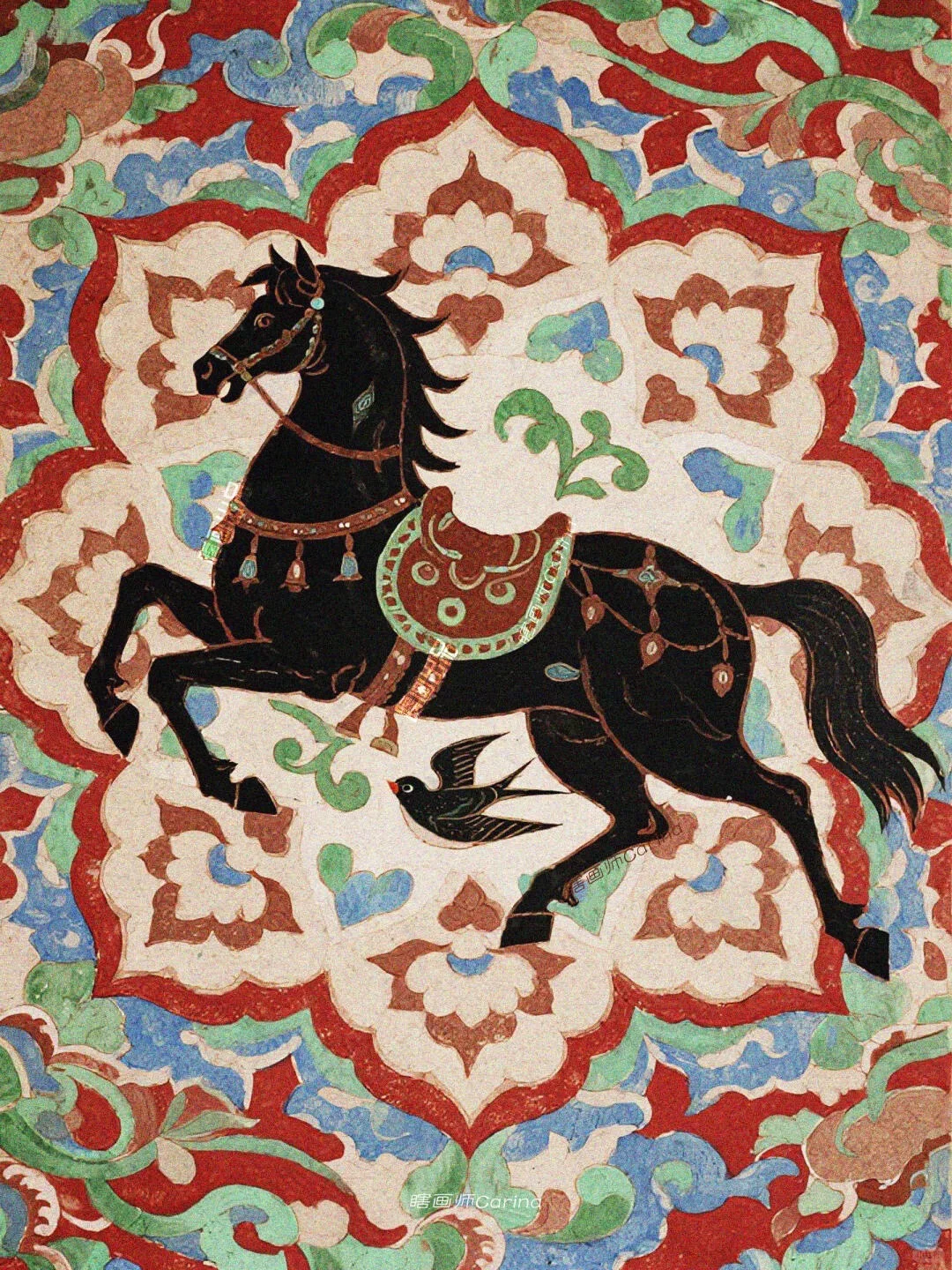 马展宏图·敦煌藻井飞马纹🪷