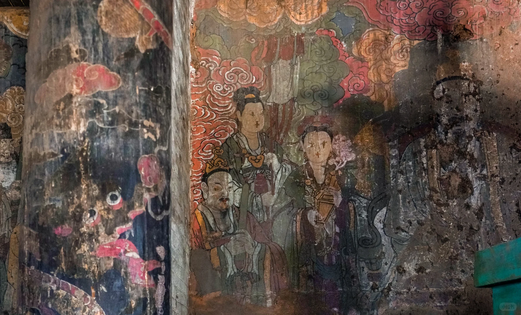 伯方仙翁庙明代壁画《唐玄宗泰山封禅图》