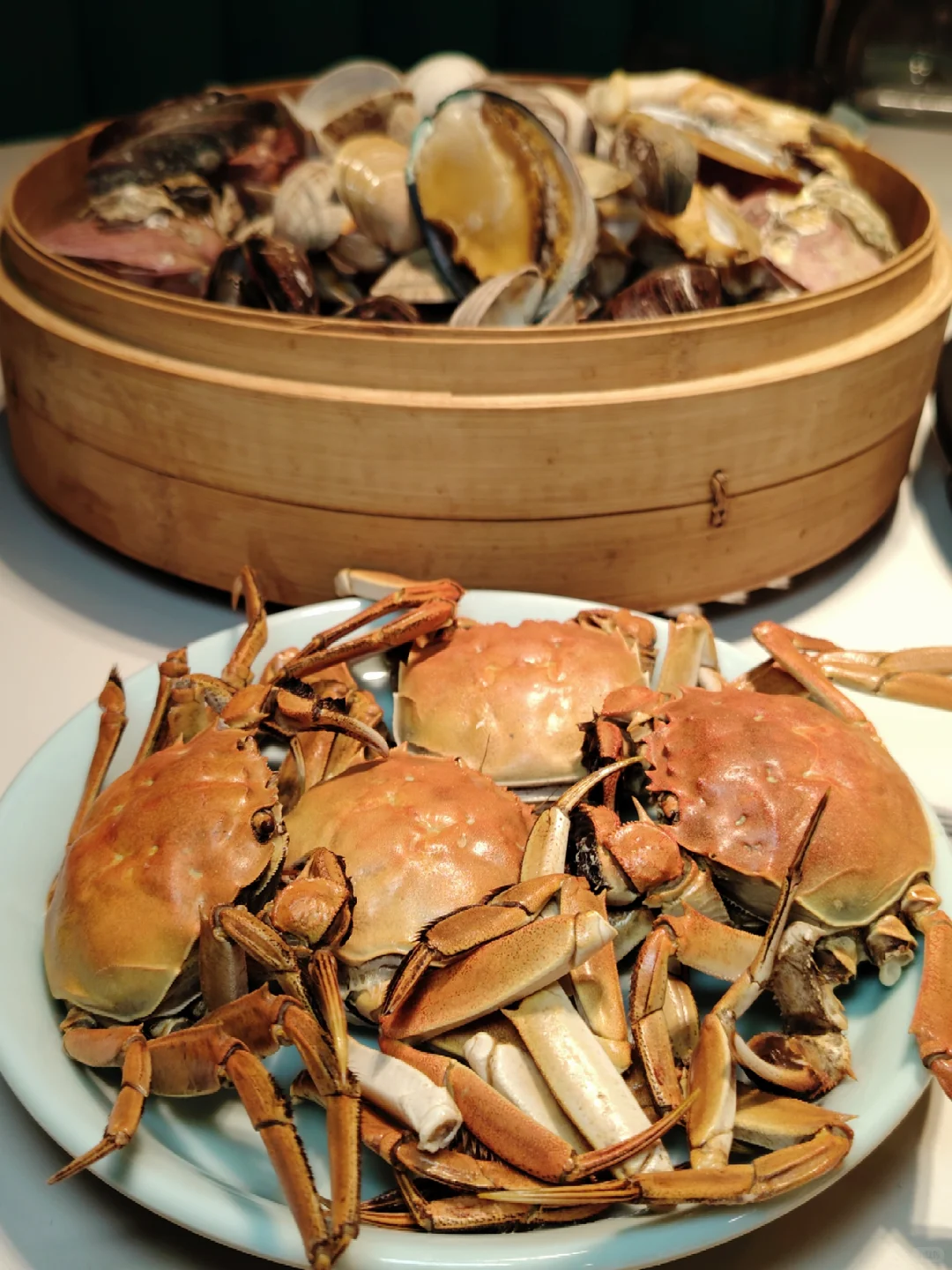 天啦噜被京渔纪的蒸汽海鲜一口鲜到灵魂出窍