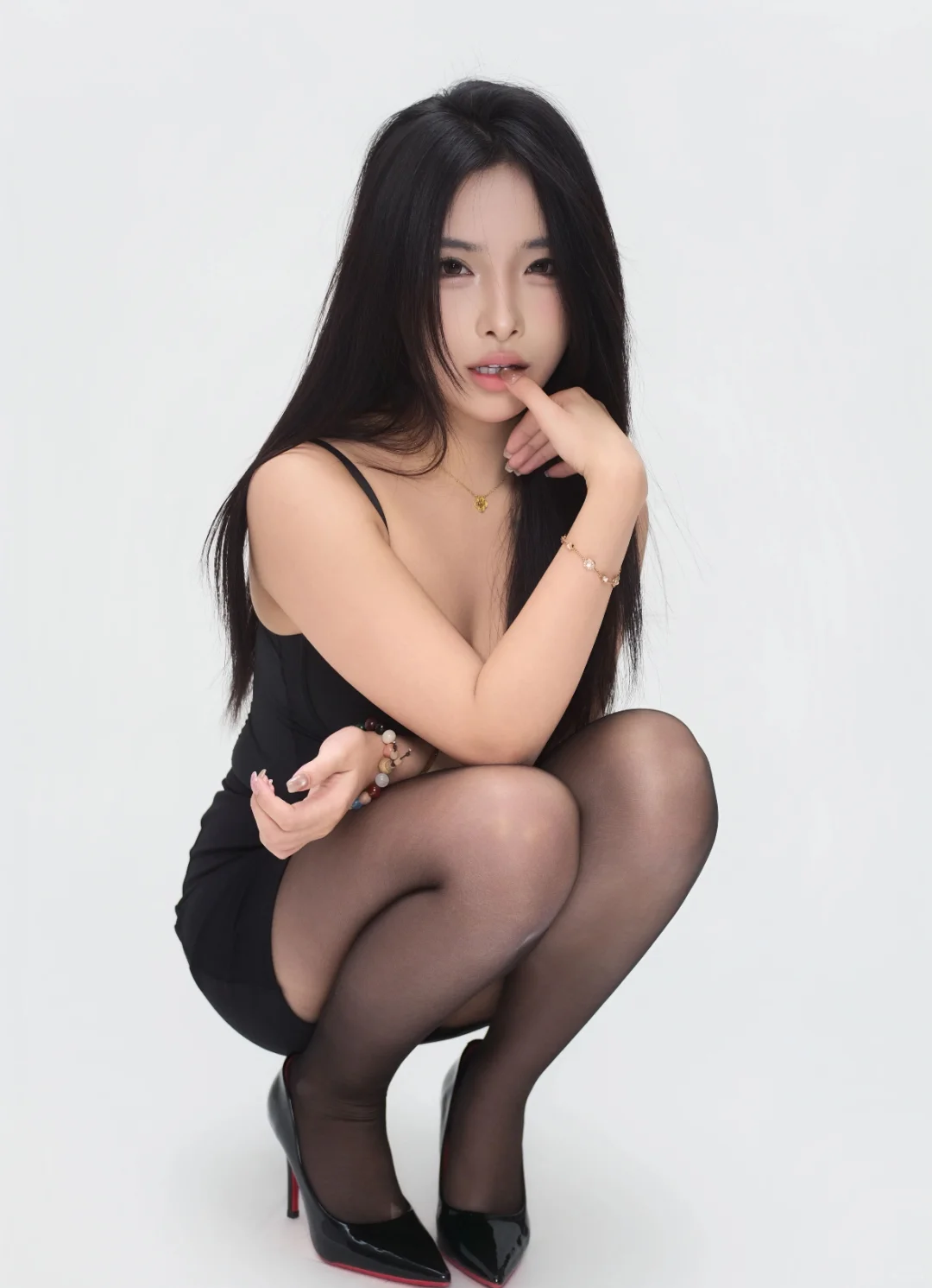 性感的黑丝美女