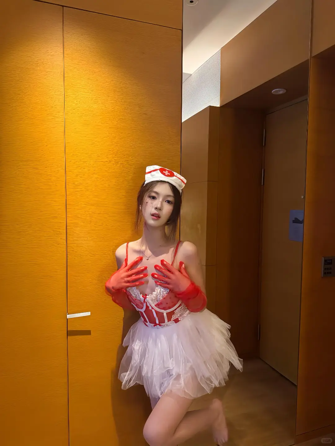 去做了护士cos！