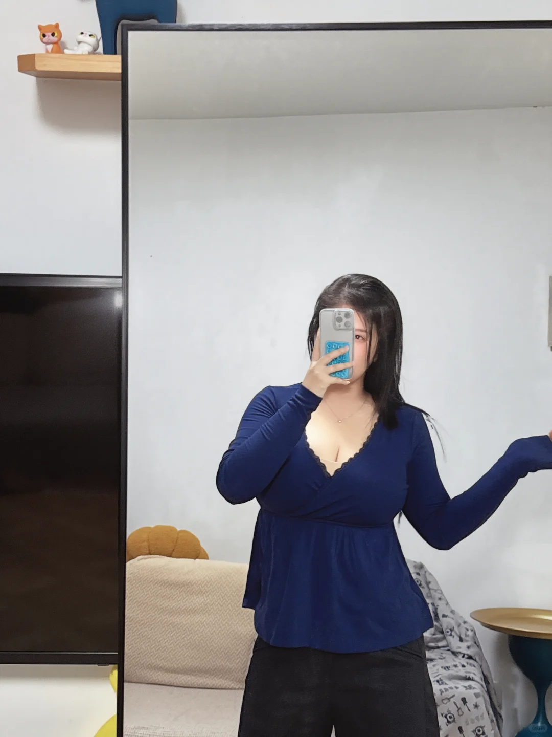 今天穿这件💙💙