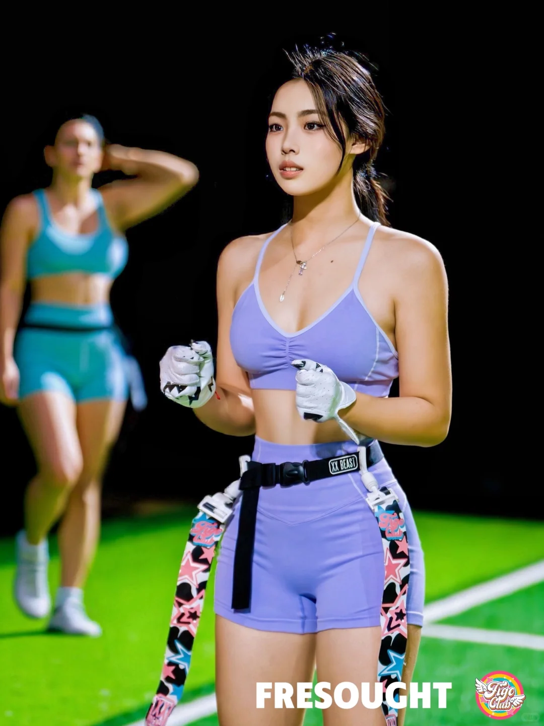 哎…后面的姐姐 身材比我好🥹