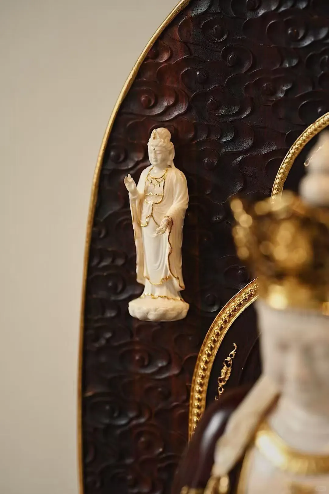 紫檀x猛犸x鹿角“大日如来”