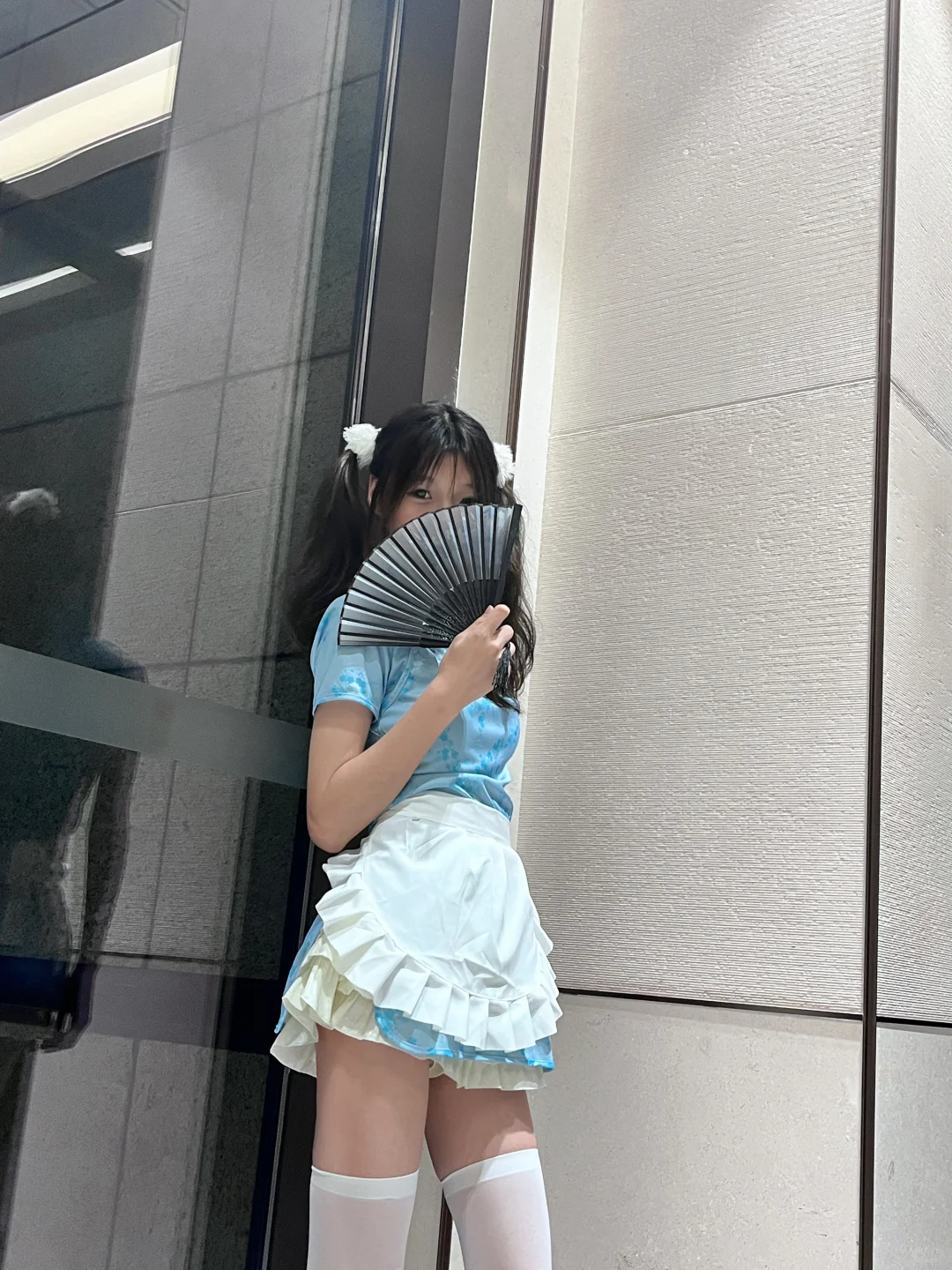 兄弟们看我女装美吗