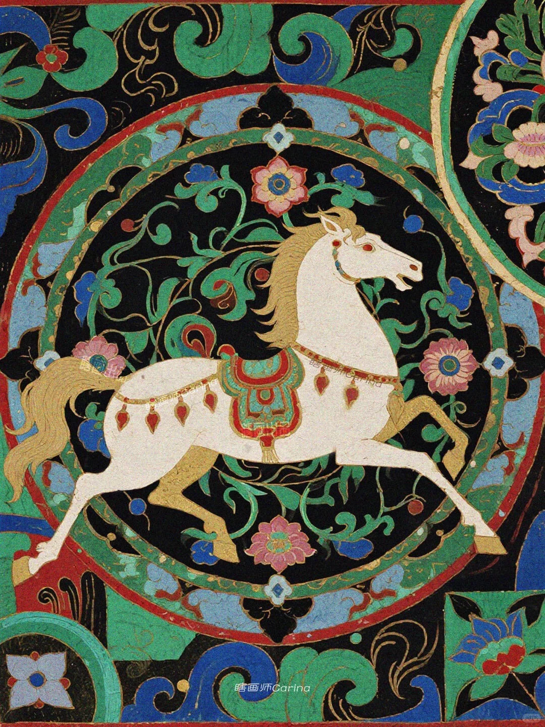 马展宏图·敦煌藻井飞马纹🪷