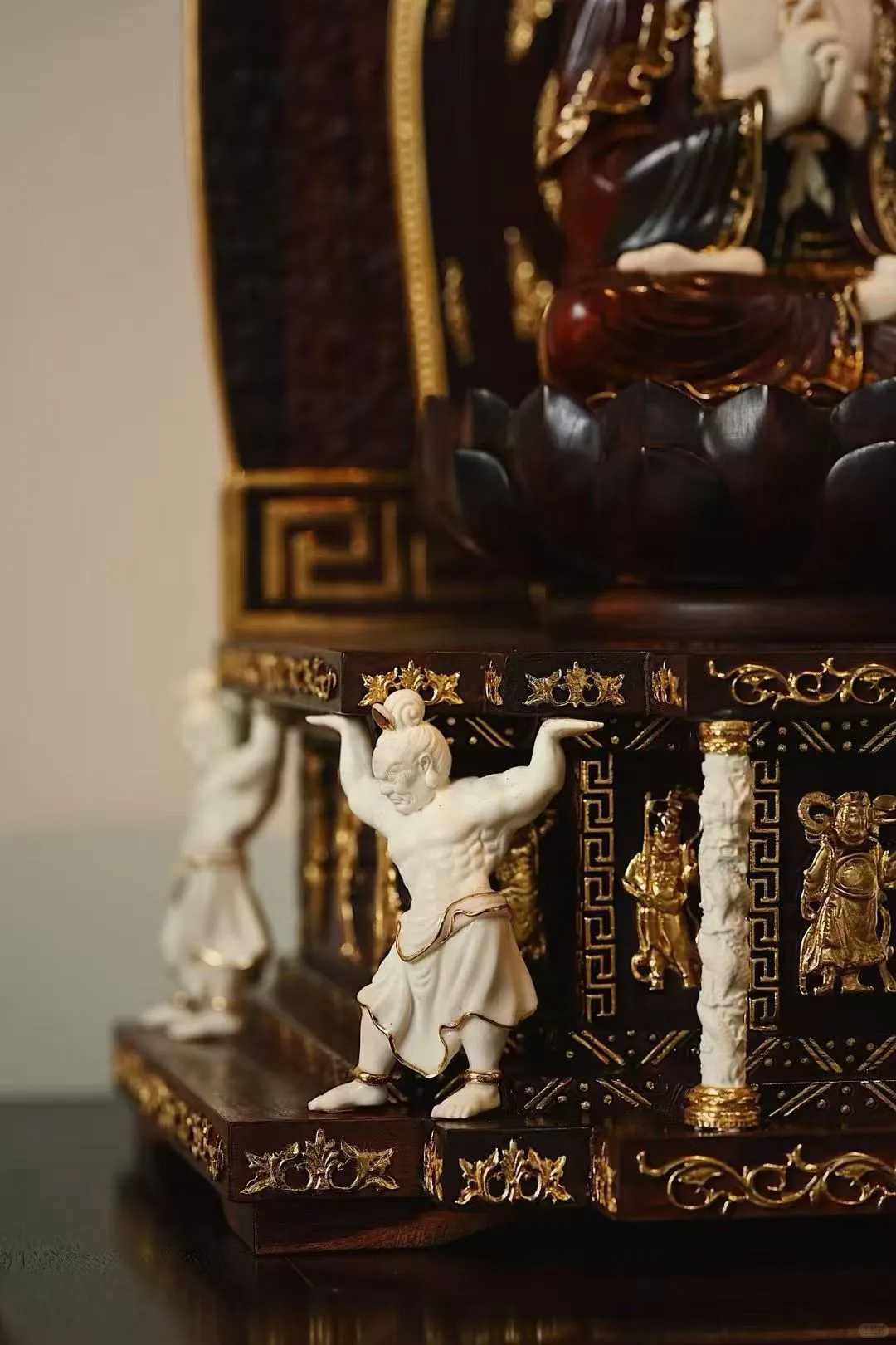 紫檀x猛犸x鹿角“大日如来”