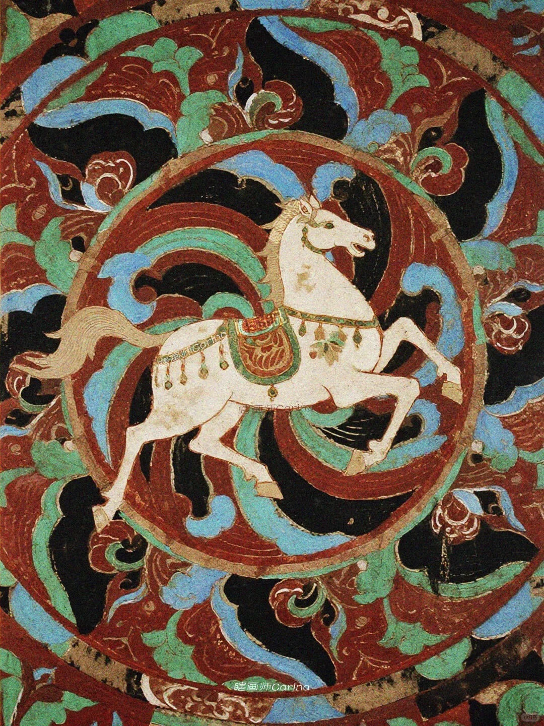 马展宏图·敦煌藻井飞马纹🪷