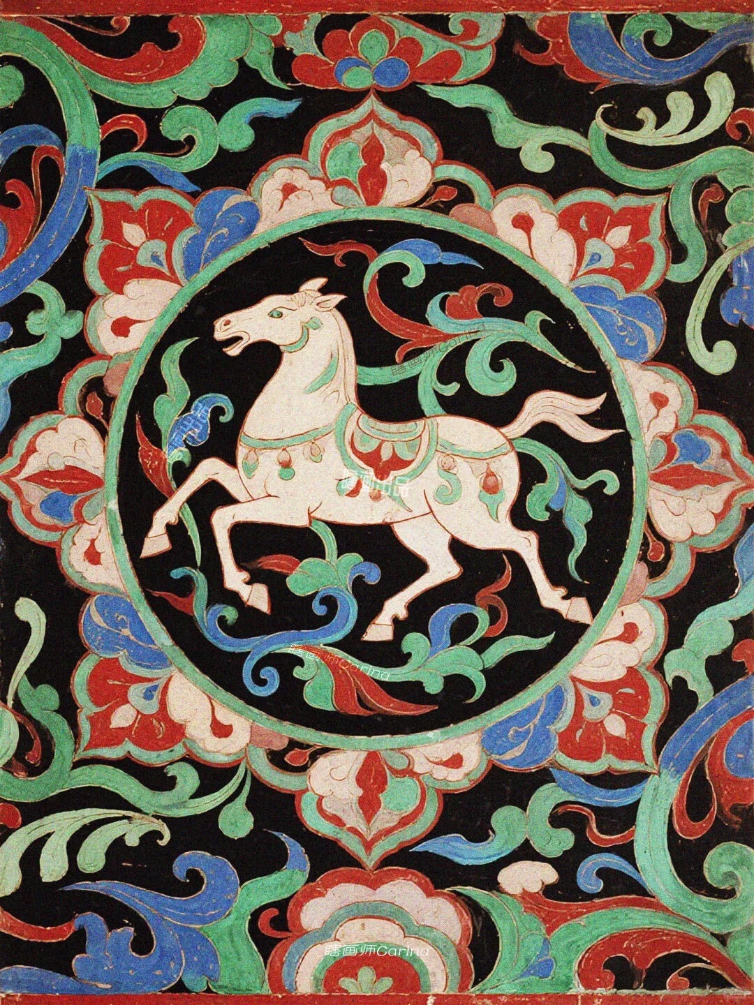 马展宏图·敦煌藻井飞马纹🪷