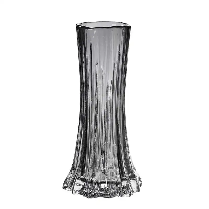 透明高级感玻璃花瓶，家居摆件新宠🌟