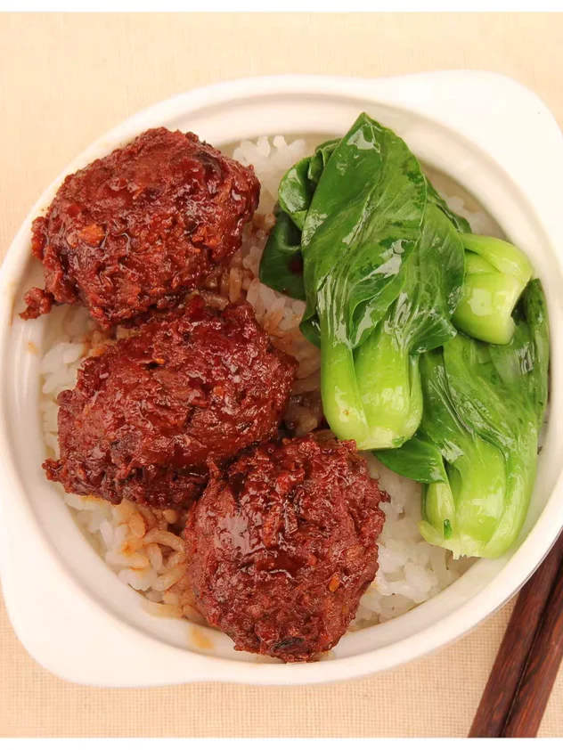 纯素红烧狮子头，Q弹有嚼劲，美味又解馋！